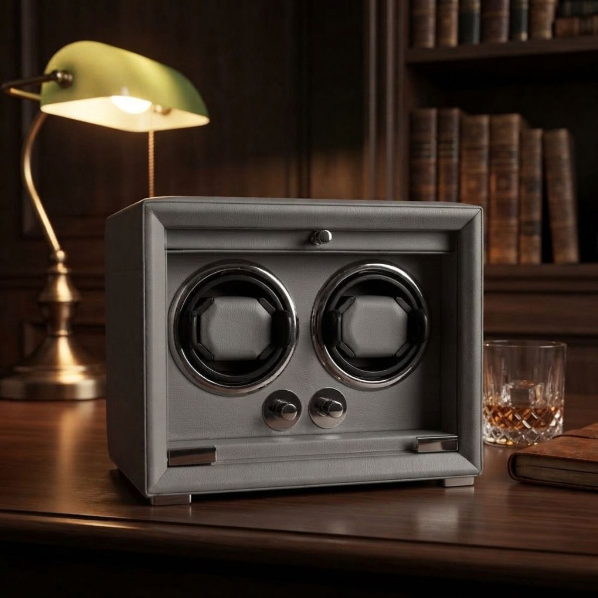 The Ashford Double Watch Winder Presentation
