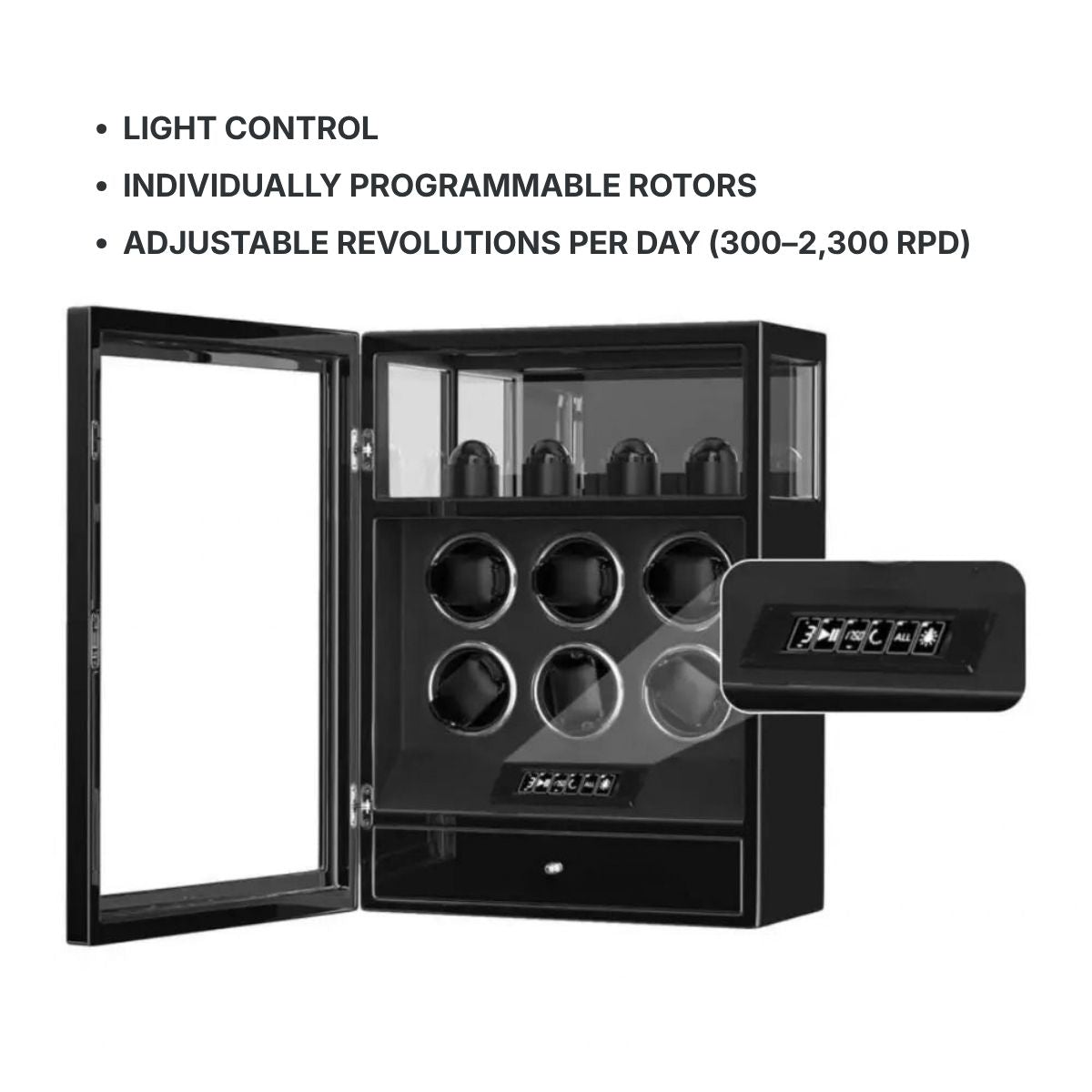 The Guardian Noir Watch Winder 6 Quality