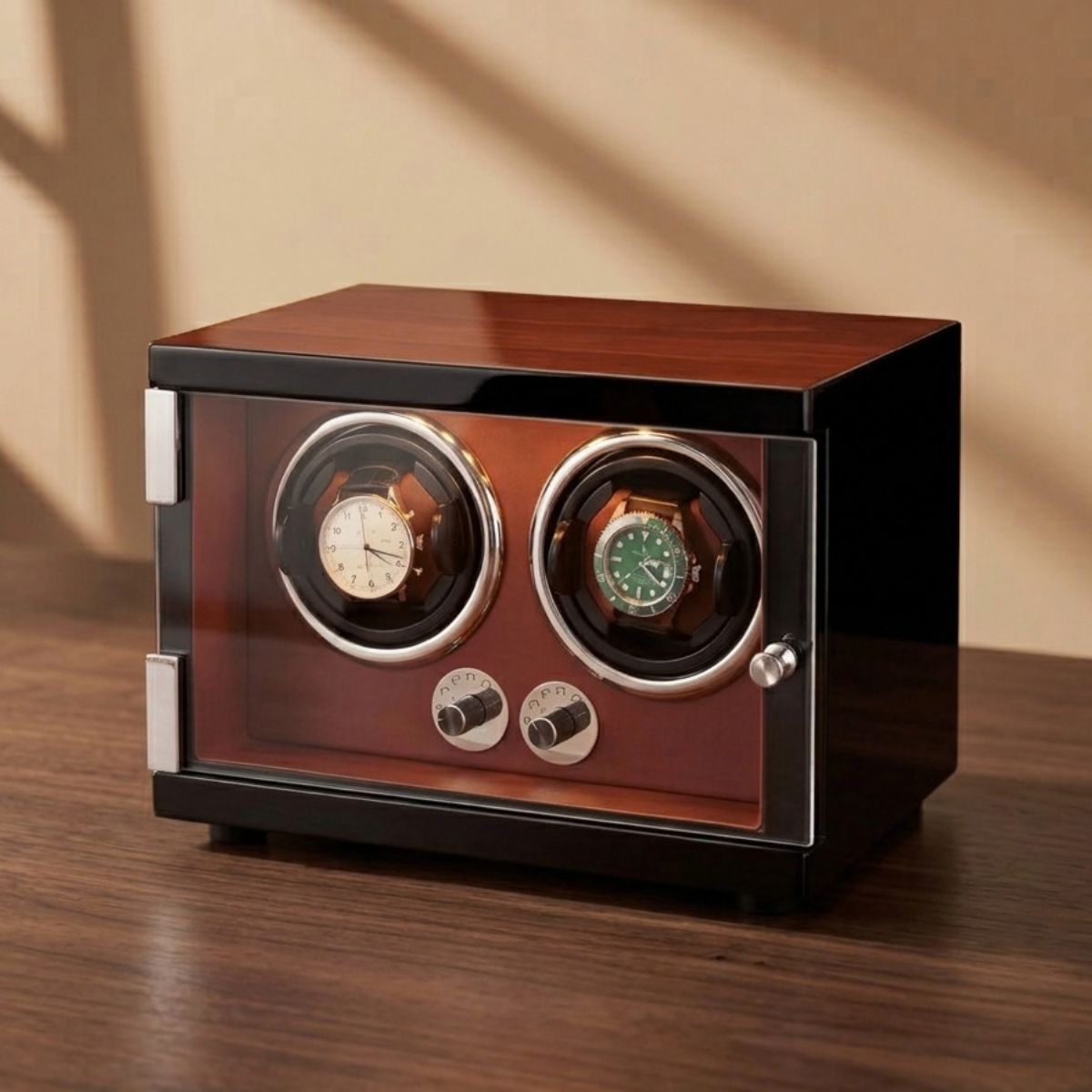 The Harrow Red Double Watch Winder