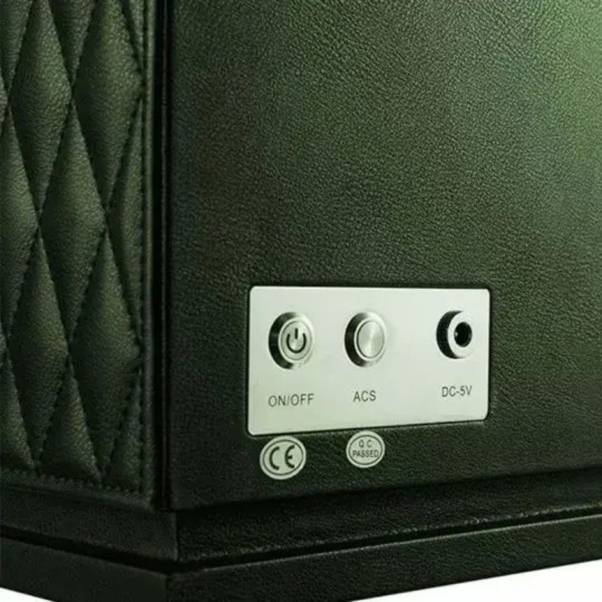 The Highgate Green Double Watch Winder Microfibre