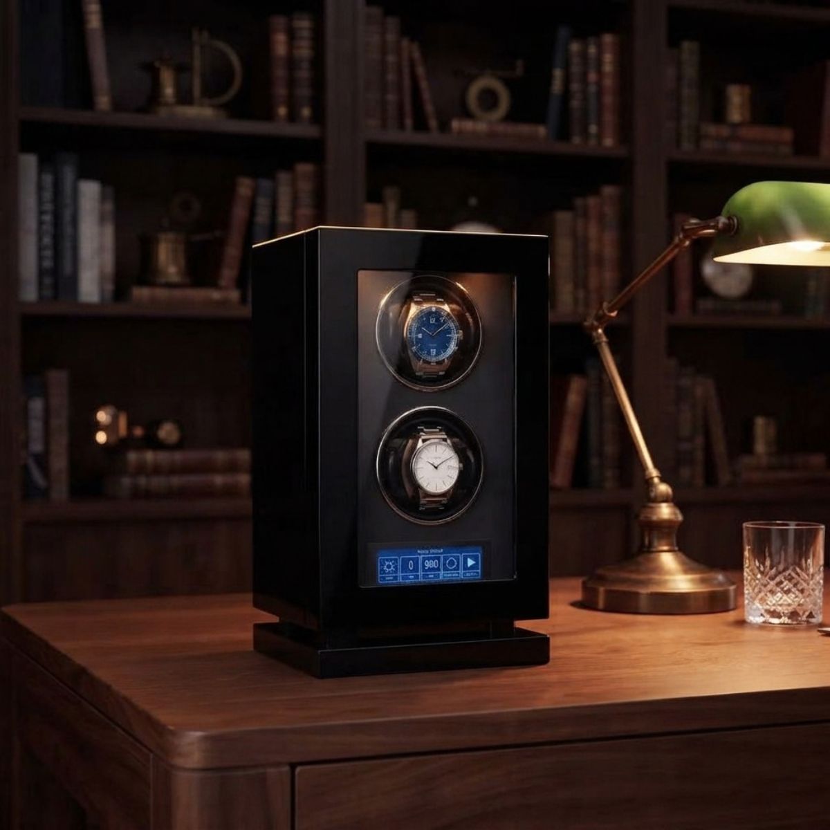 The Ironhold Heritage Double Watch Winder Wood