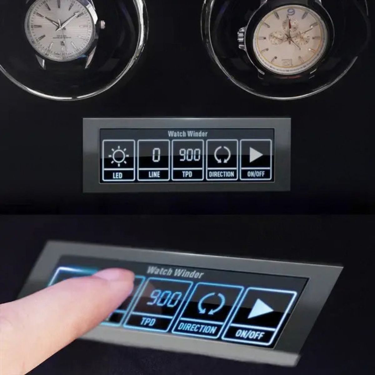 The Ironhold Heritage Watch Winder 6 Glass