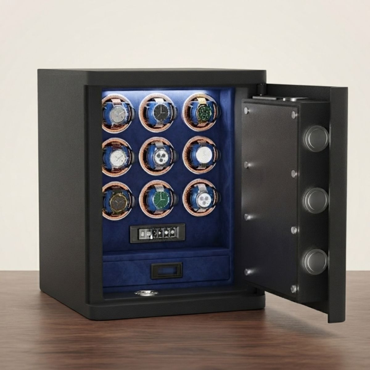 The Ironhold Marshal Watch Winder Safe Case