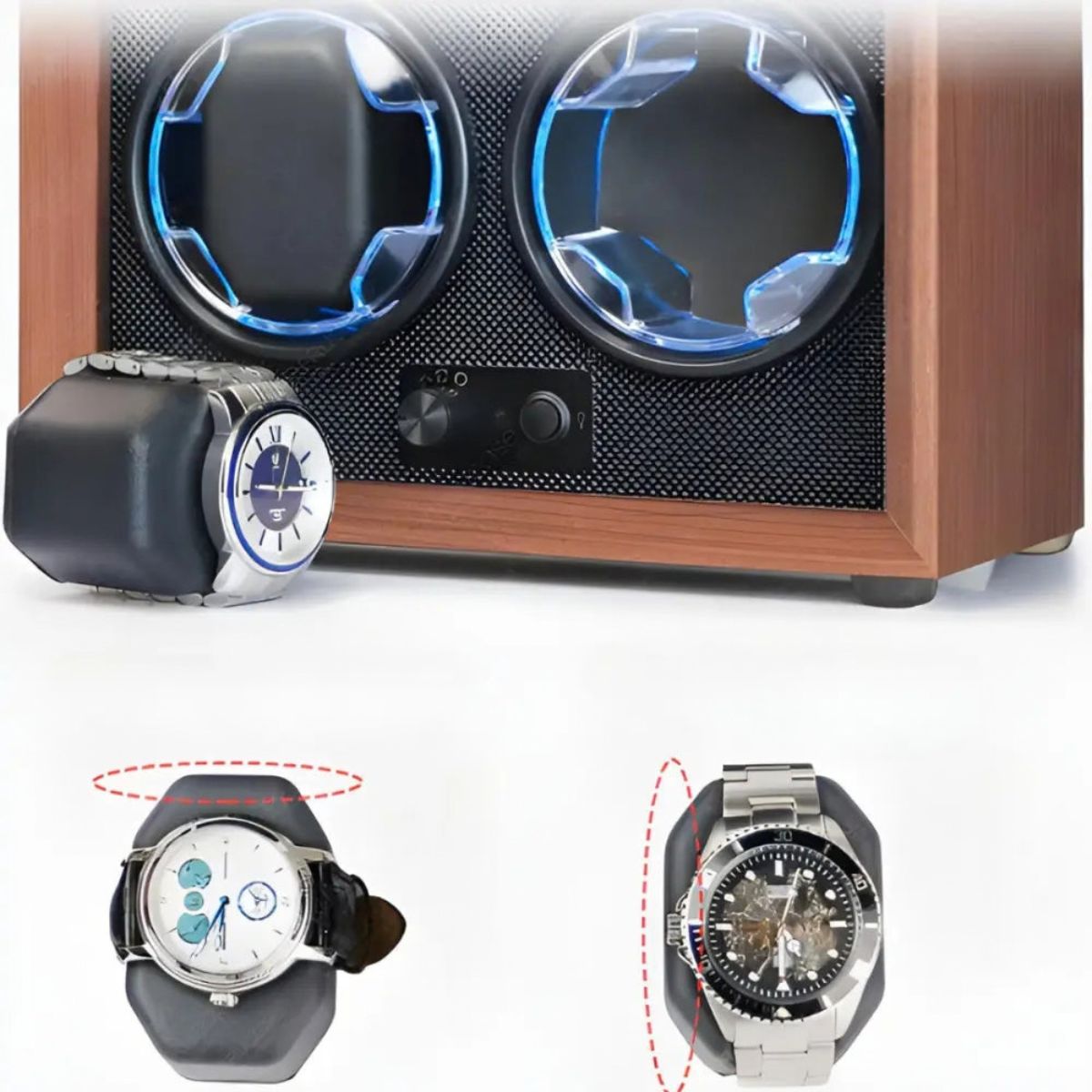 The Lumen Double Watch Winder Craftsmanship