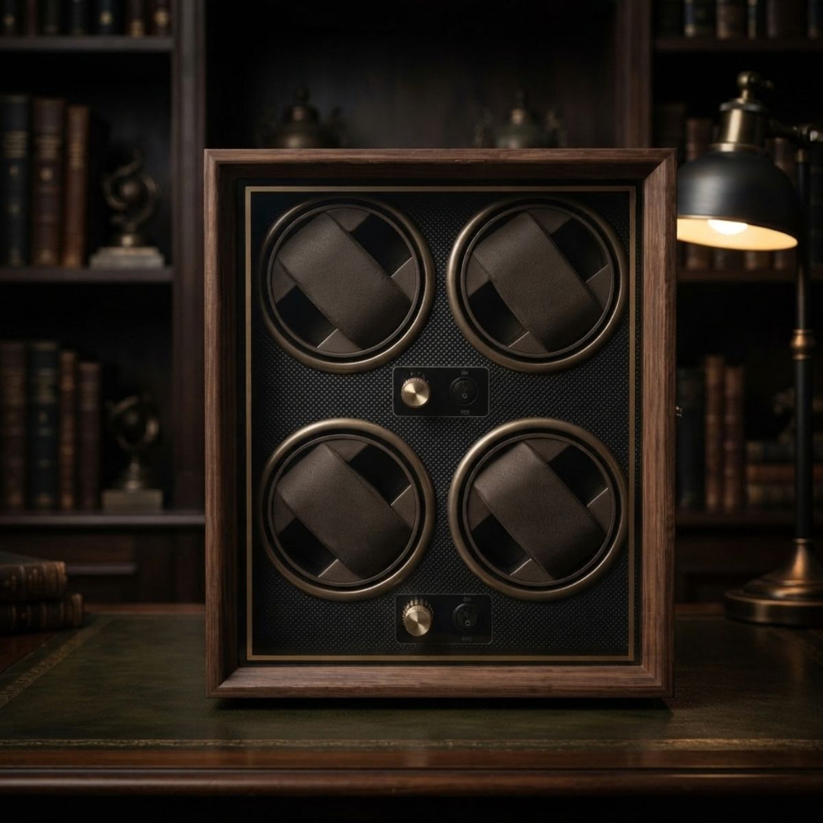 The Lumen Multi Watch Winder Detail