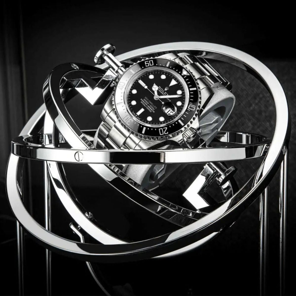 The Meridian Carbon Gyroscopic Watch Winder Premium