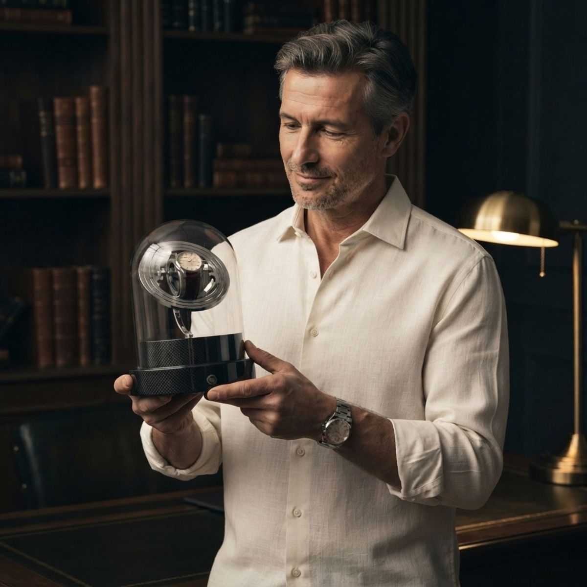The Meridian Carbon Gyroscopic Watch Winder Quality