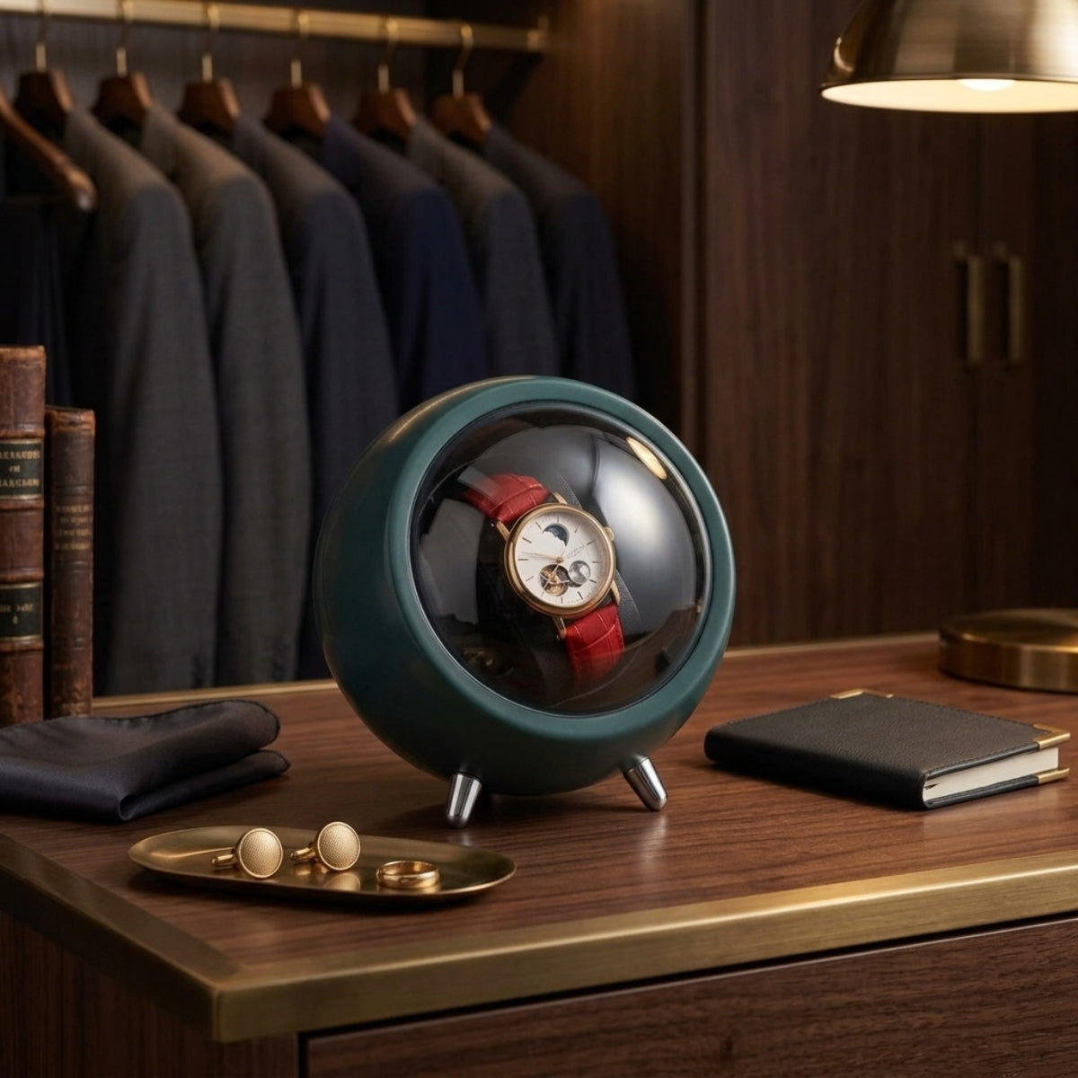 The Meridian Sphere Watch Winder Pvc