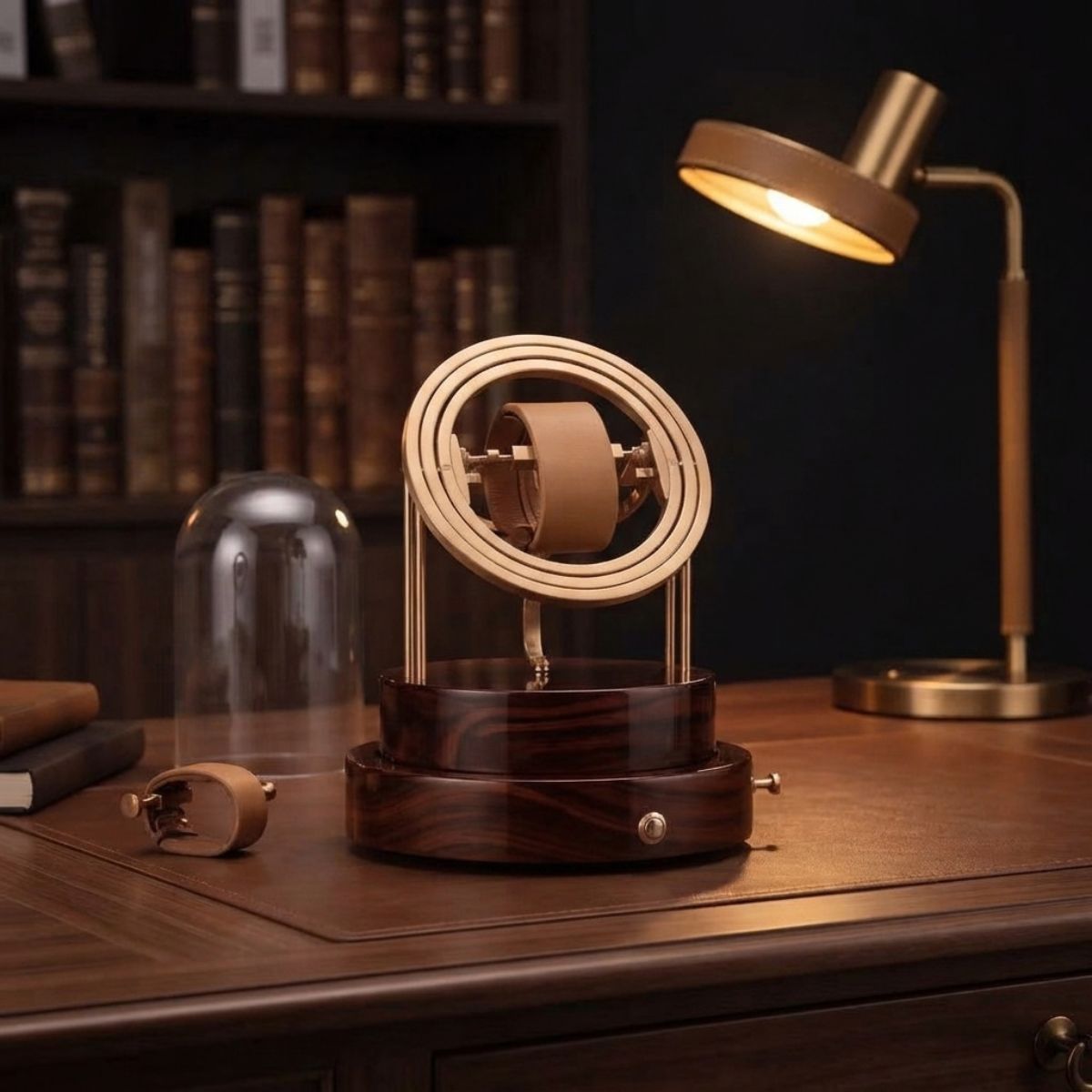The Meridian Wood Gyroscopic Watch Winder Craftsmanship