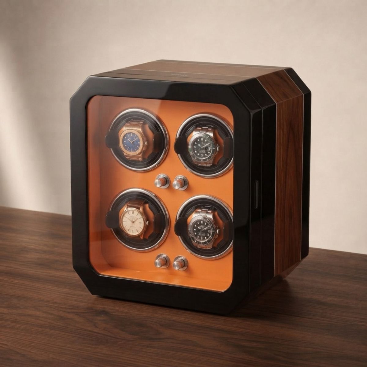 The Pemberton Multi Watch Winder 4 Carbon