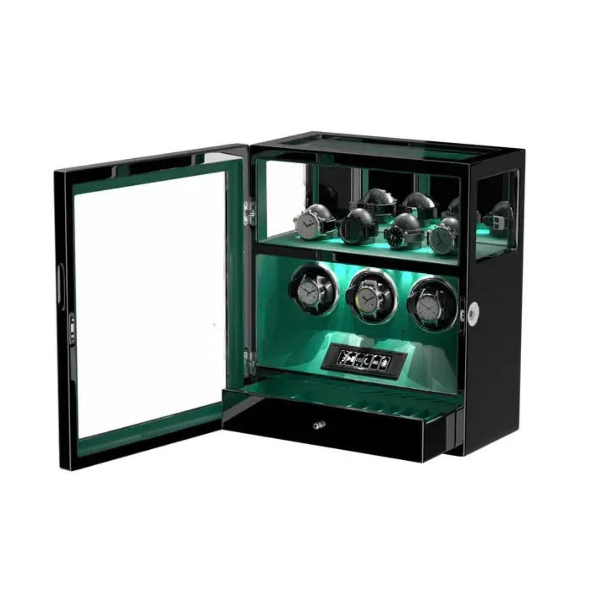 The Sentinel Green Watch Winder 3 Detail