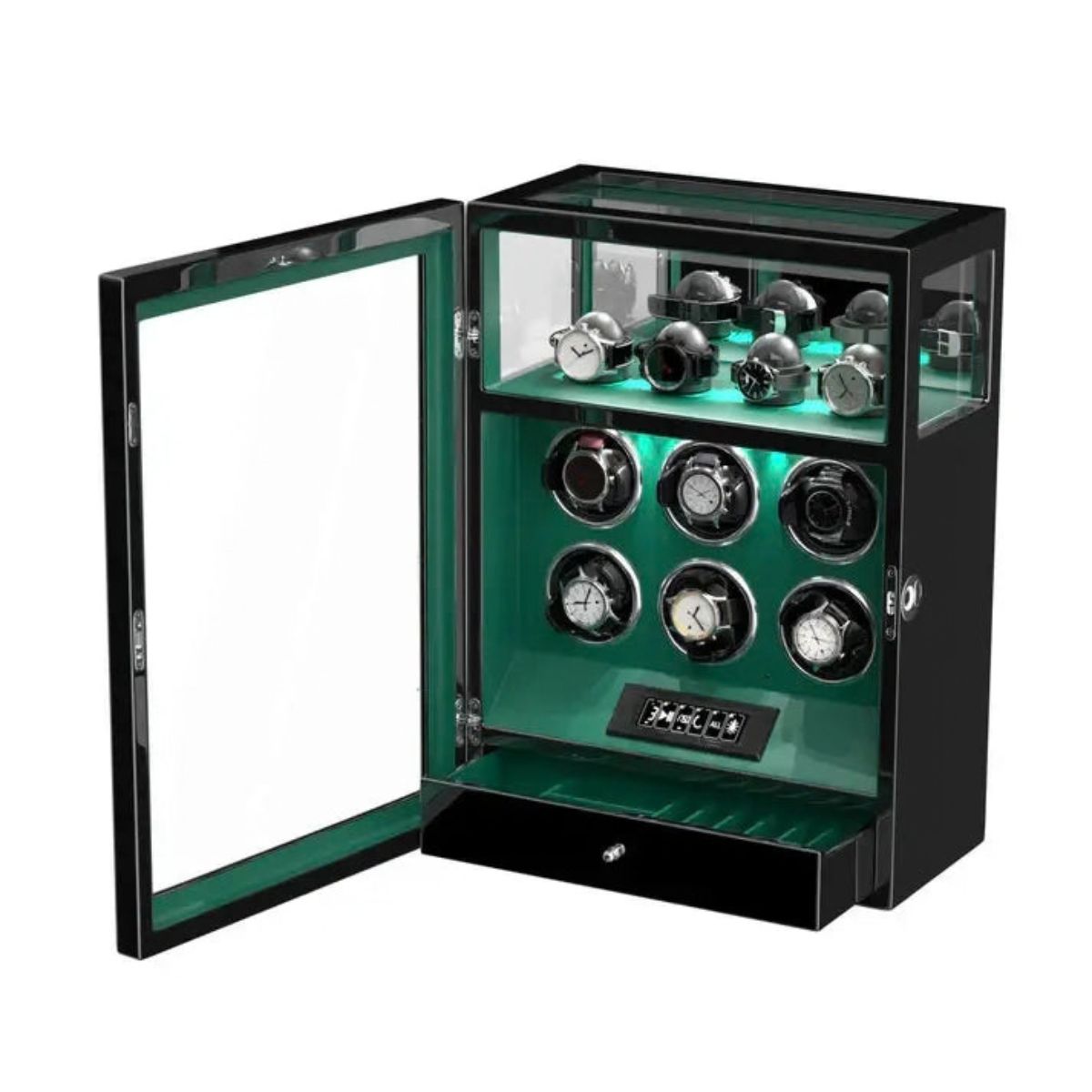 The Sentinel Green Watch Winder 6 Detail