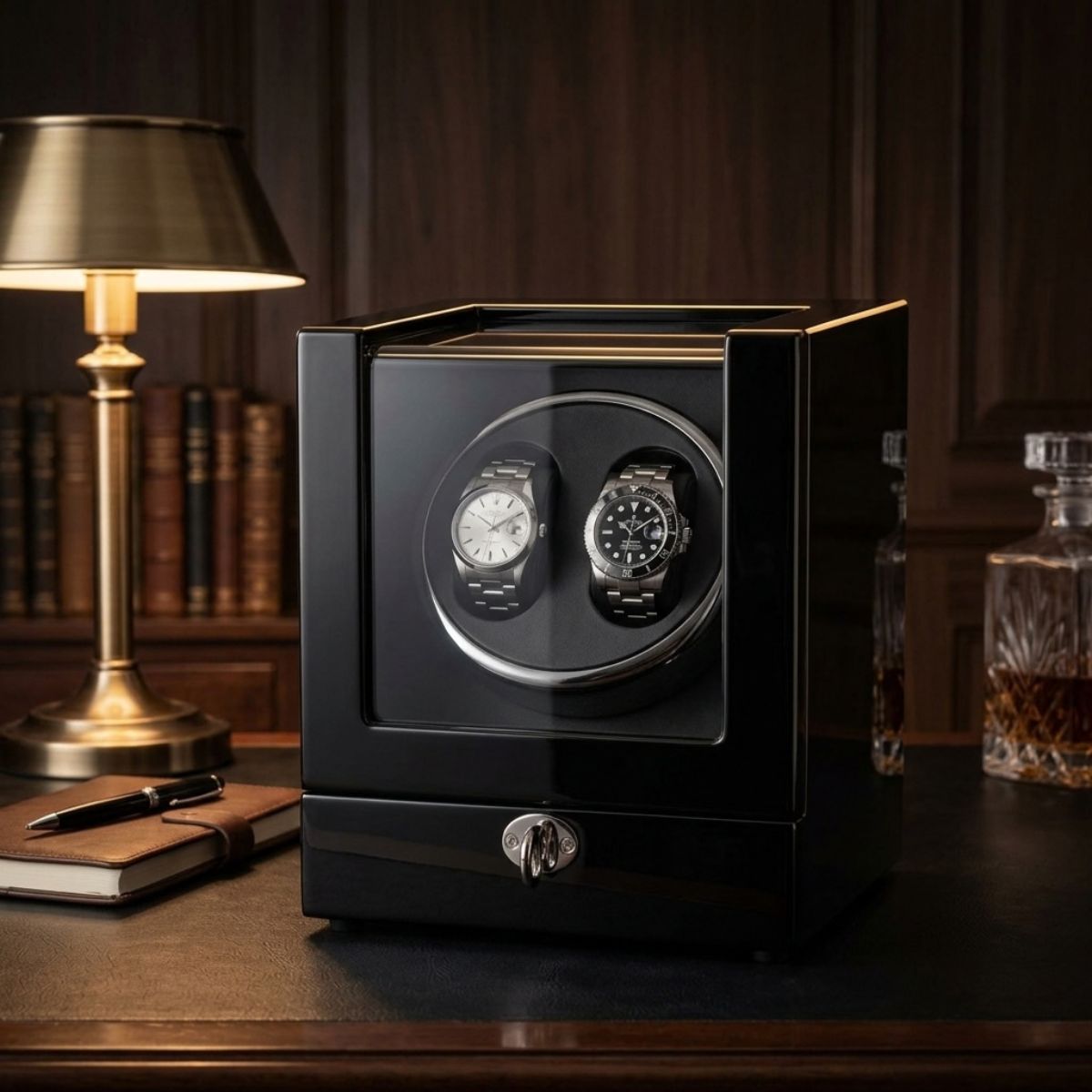 The Sherwood Double Watch Winder Presentation