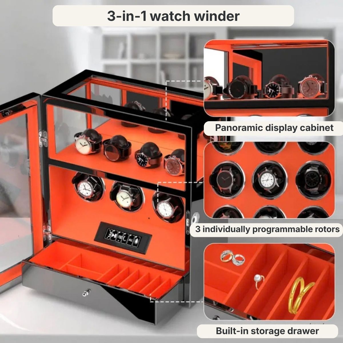 The Strongroom Watch Winder 3 Elegant