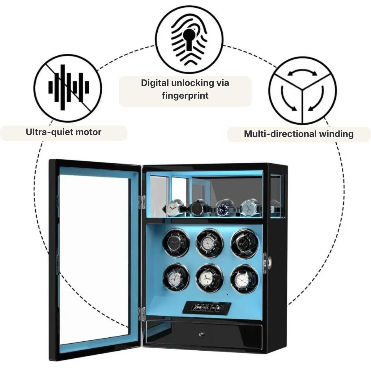 The Strongroom Watch Winder 6 Lacquer