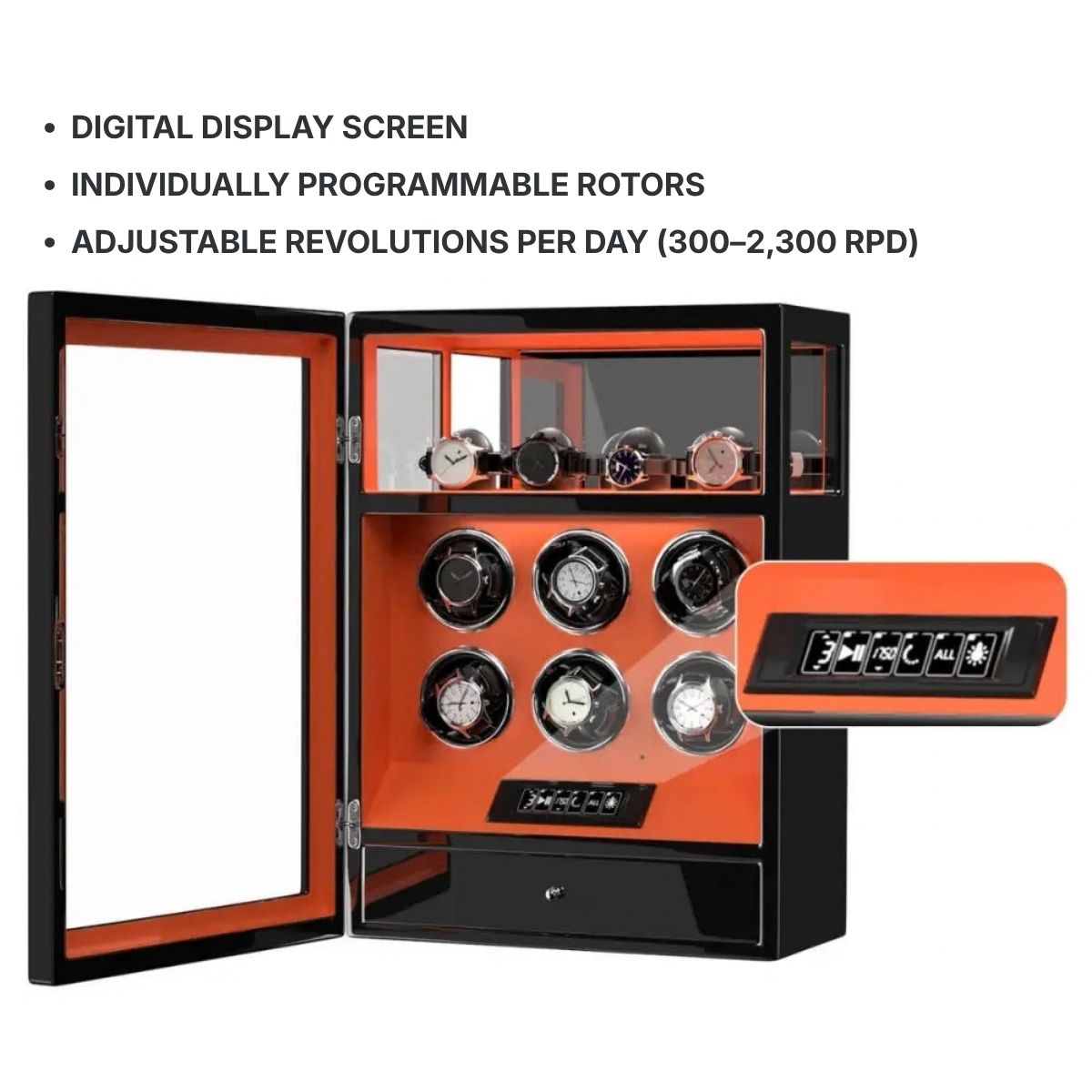 The Strongroom Watch Winder 6 Open
