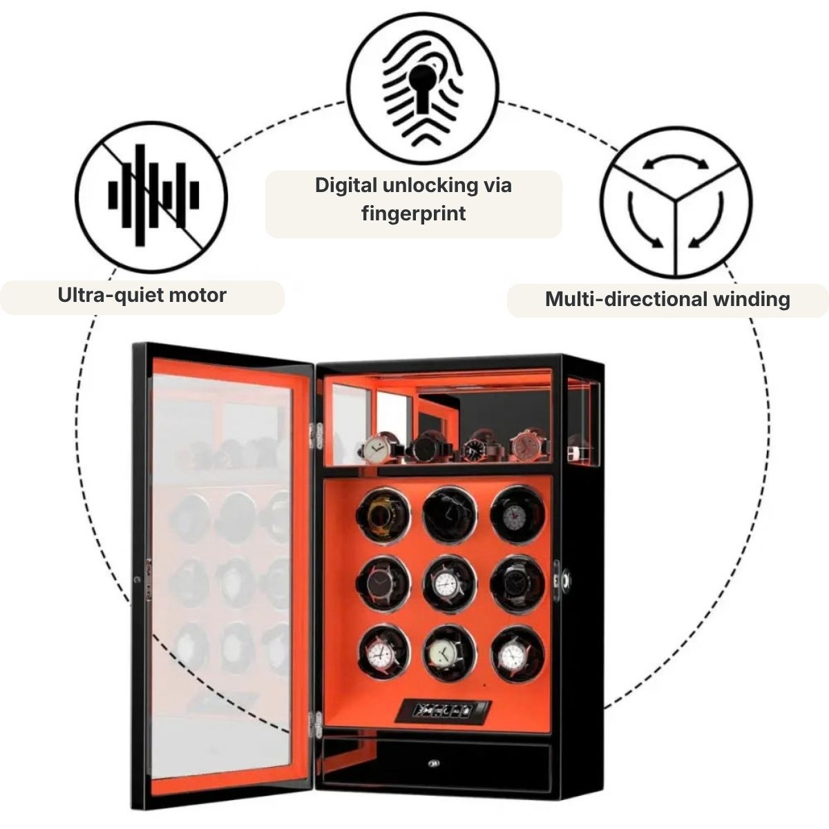 The Strongroom Watch Winder 9 Study