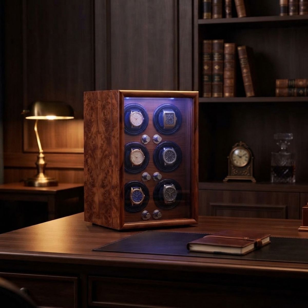 The Thornbury Oak Watch Winder 6 Quality