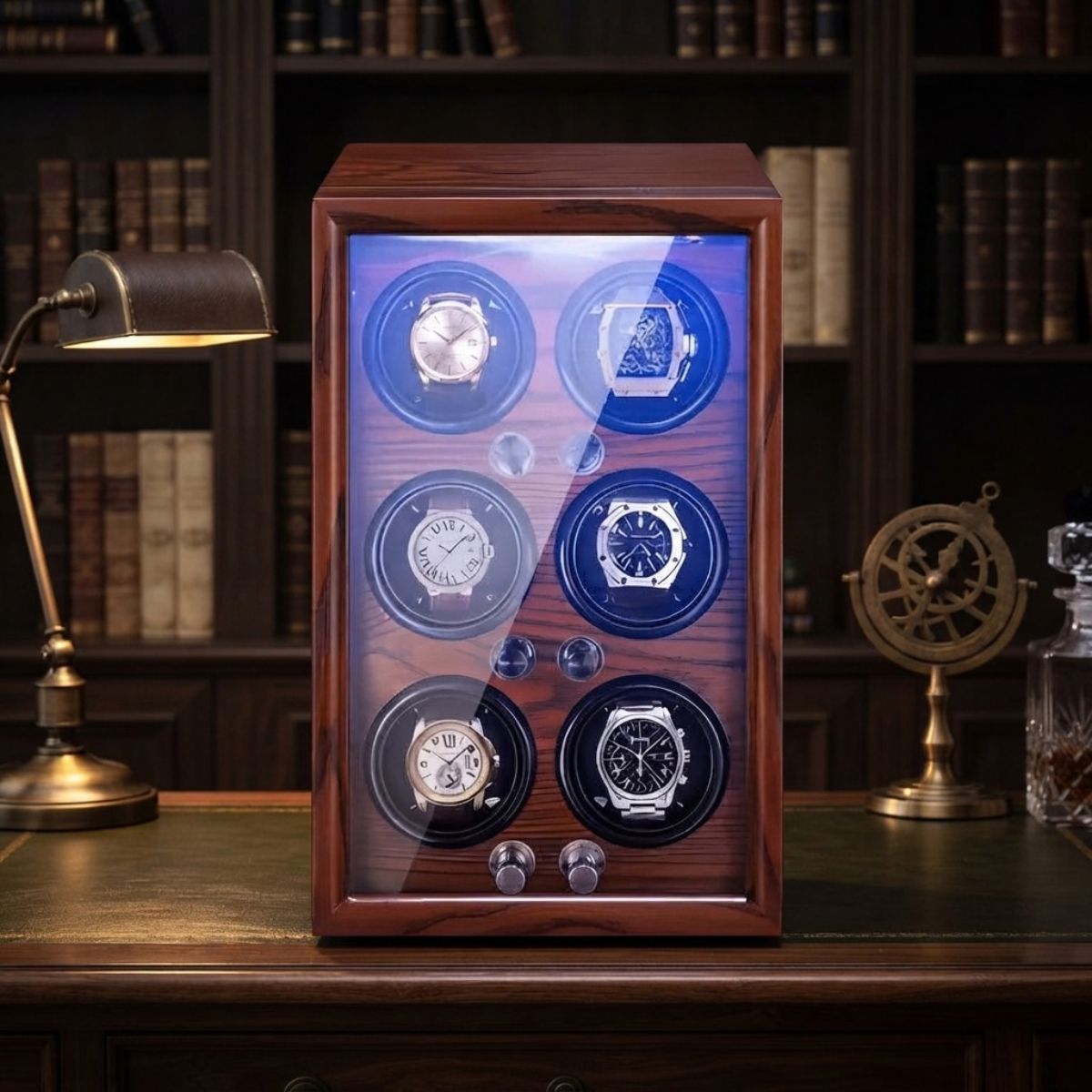 The Thornbury Oak Watch Winder 6 Wood