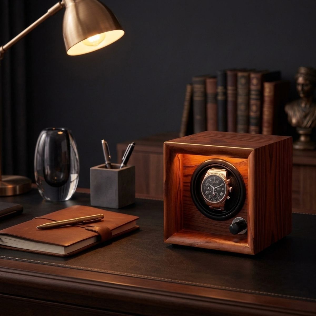 The Thornbury Oak Watch Winder Mdf
