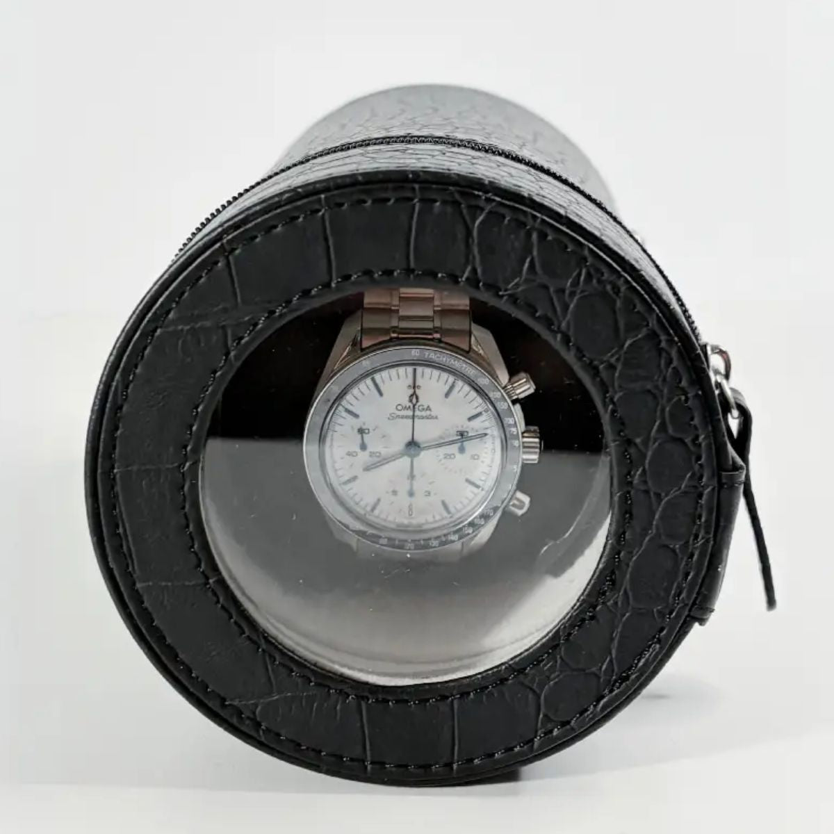 The Wayfarer Pocket Watch Winder Suede
