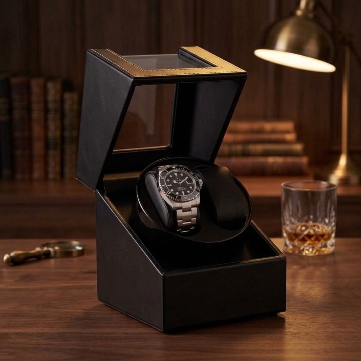 The Blackwell Double Watch Winder Detail