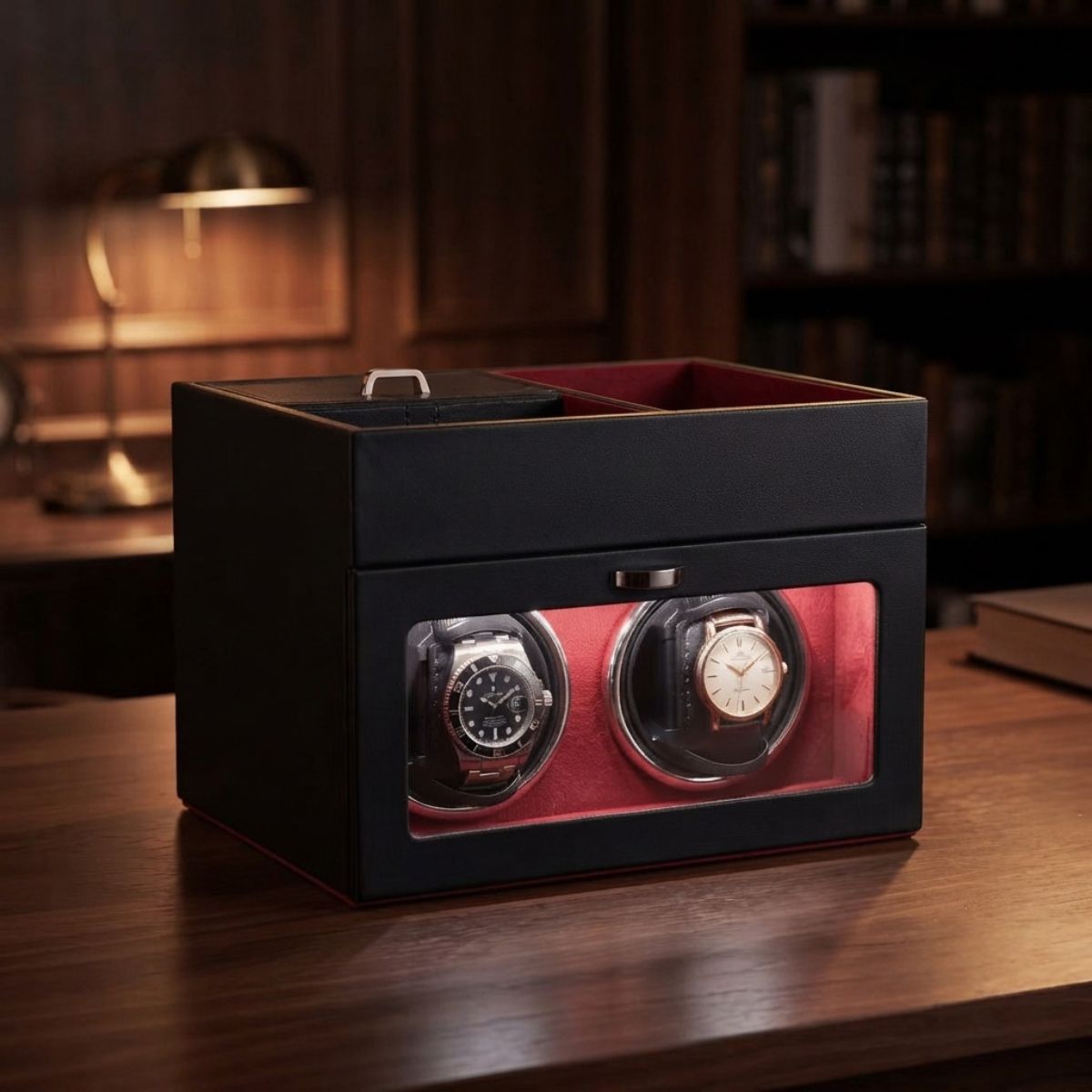 The Chelsea Vault Jewellery Watch Winder Suede