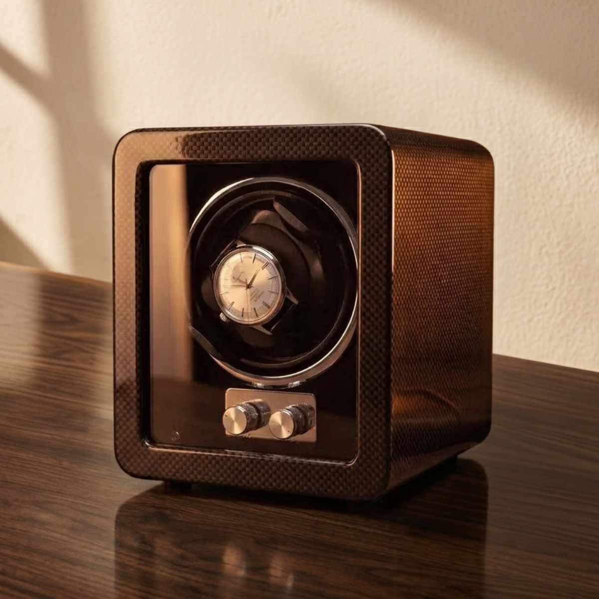 The Chronicle Cube Watch Winder Black