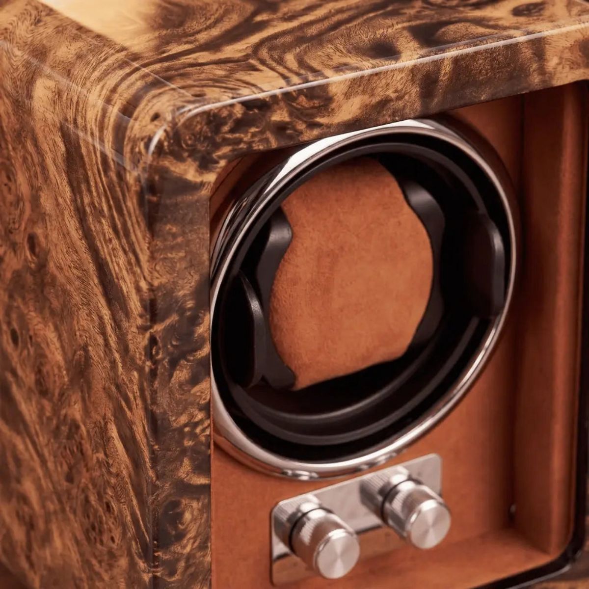 The Chronicle Watch Winder Orange Gloss