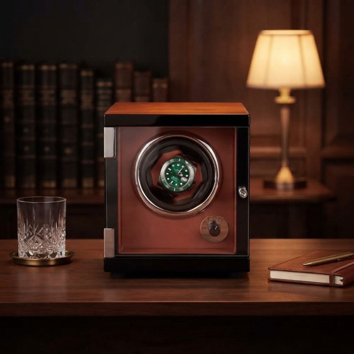 The Harrow Red Watch Winder Wood