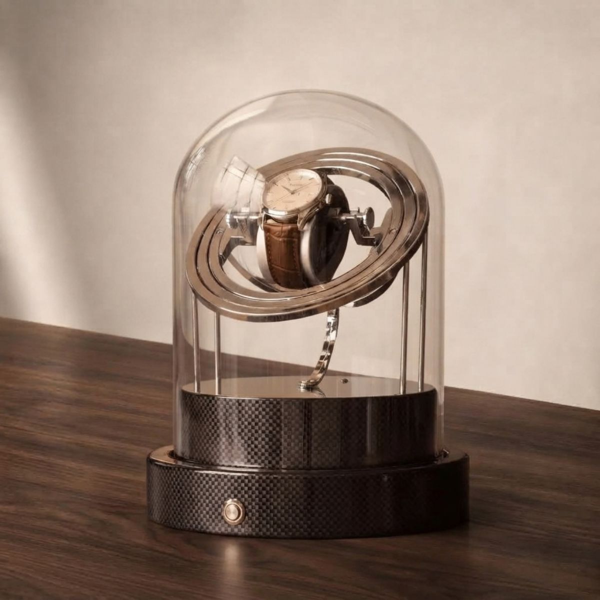 The Meridian Carbon Gyroscopic Watch Winder
