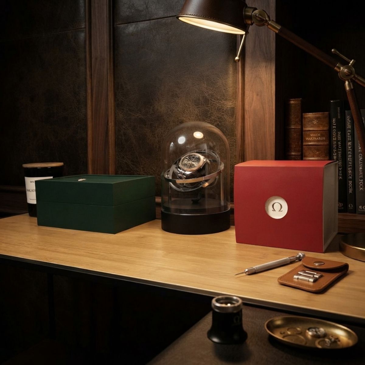 The Meridian Celestial Moonlight Watch Winder Design