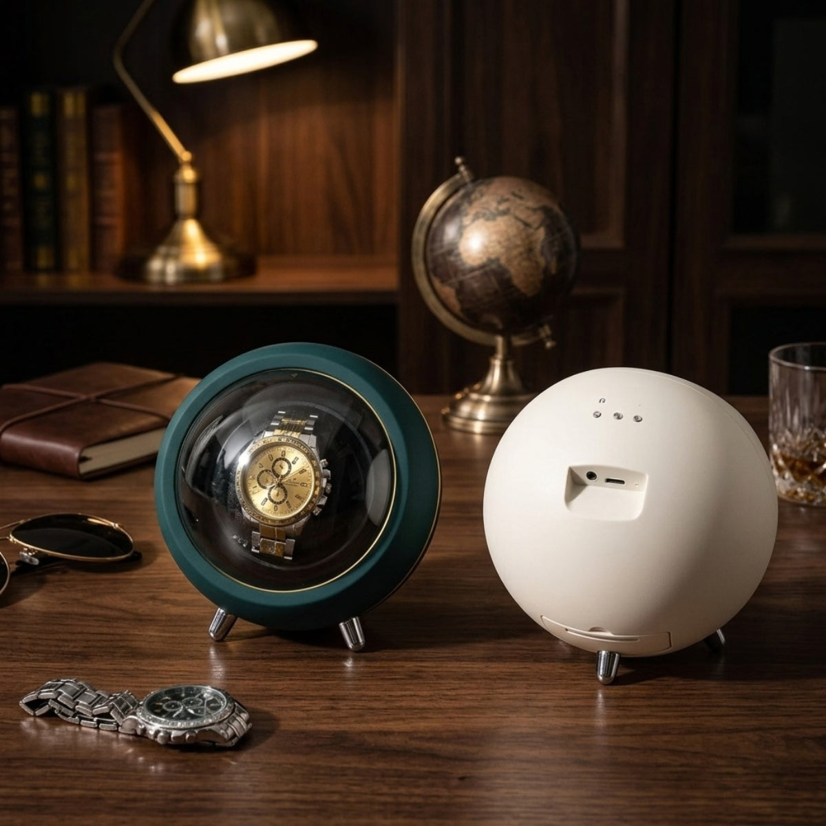 The Meridian Sphere Watch Winder Study