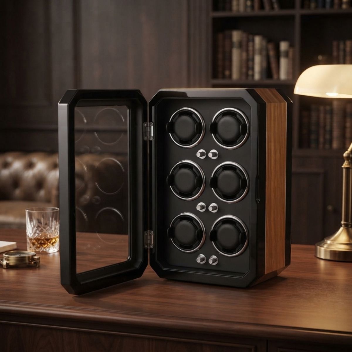 The Pemberton Multi Watch Winder 6 Wood