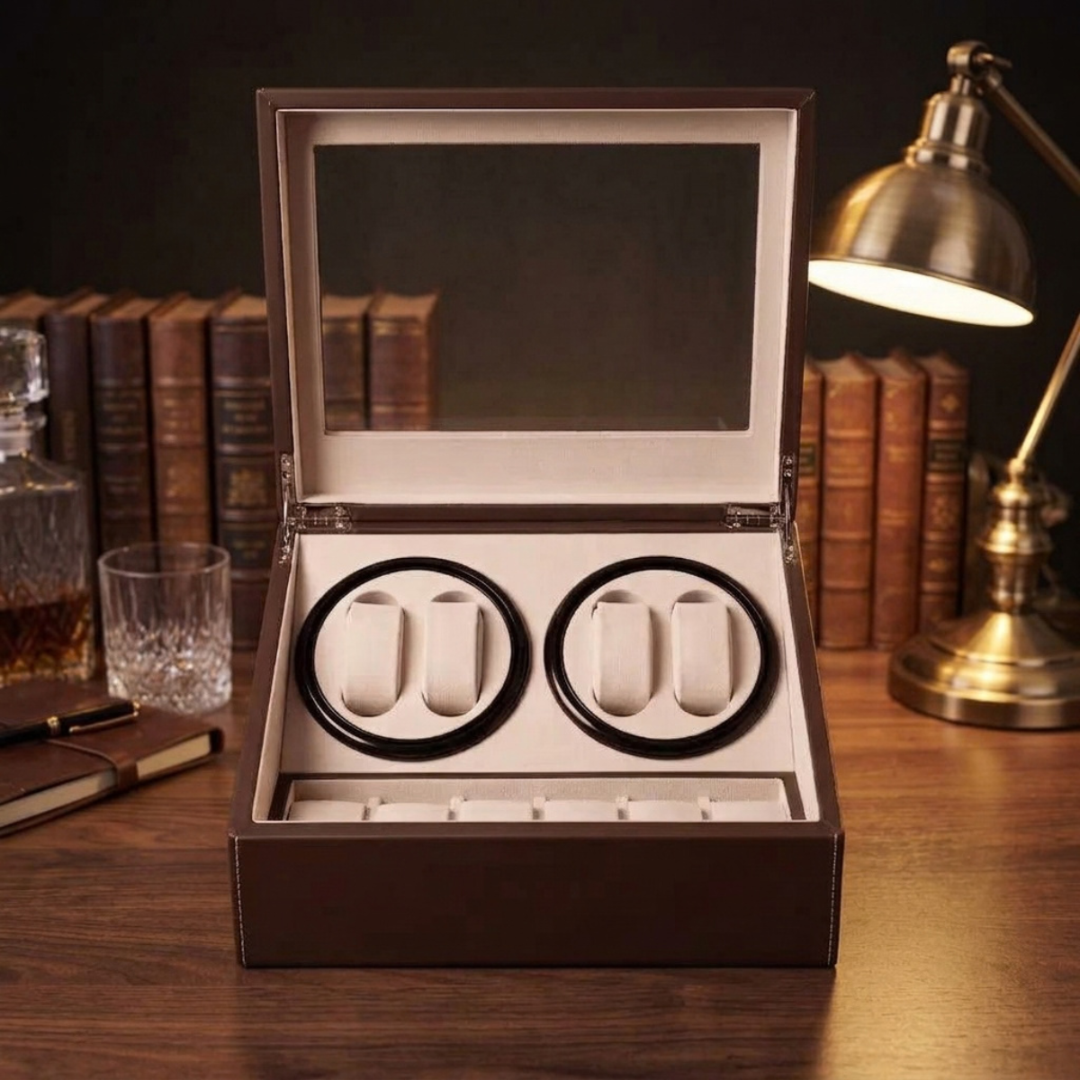 The Regency Case Watch Winder Detail