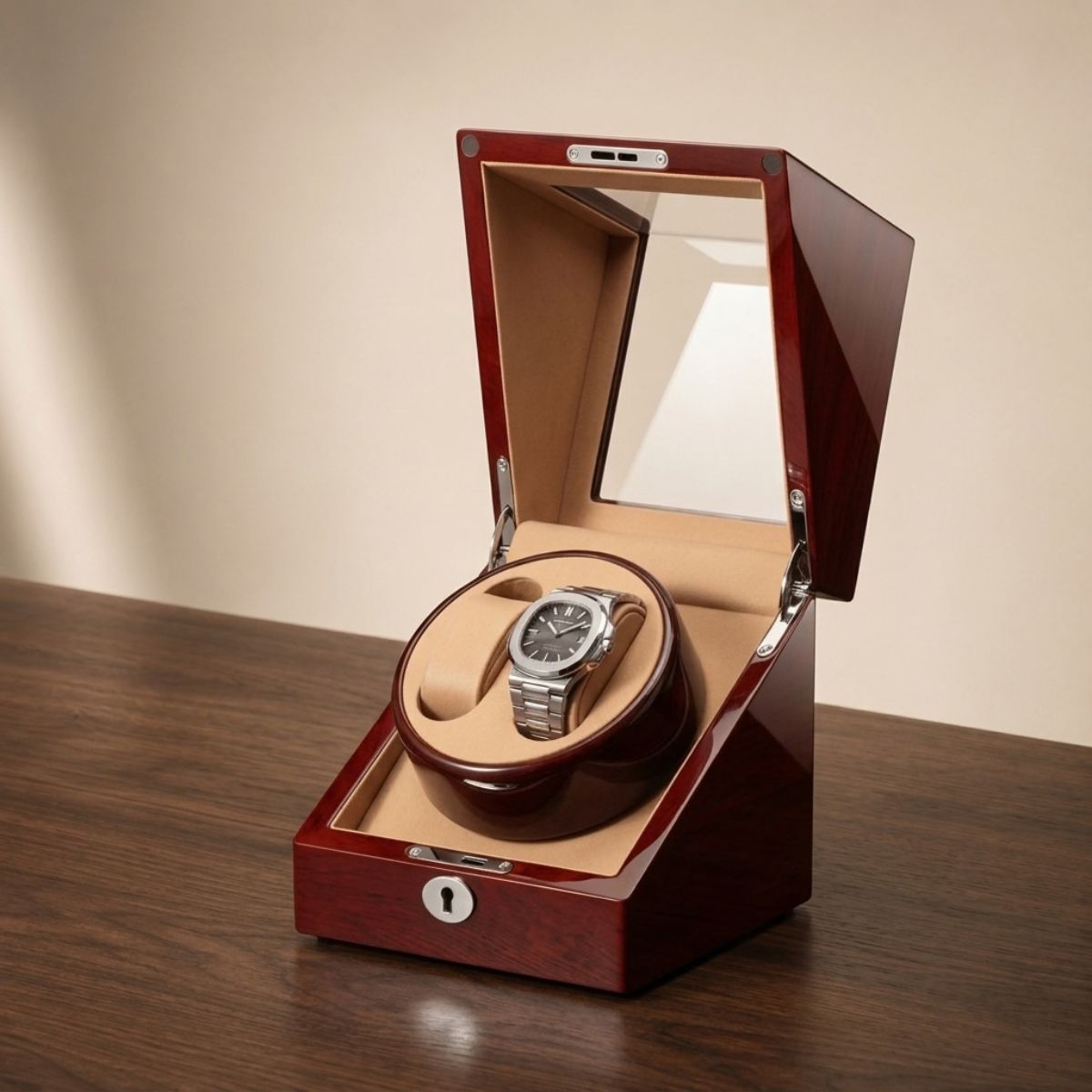 The Sherwood Double Watch Winder Craftsmanship
