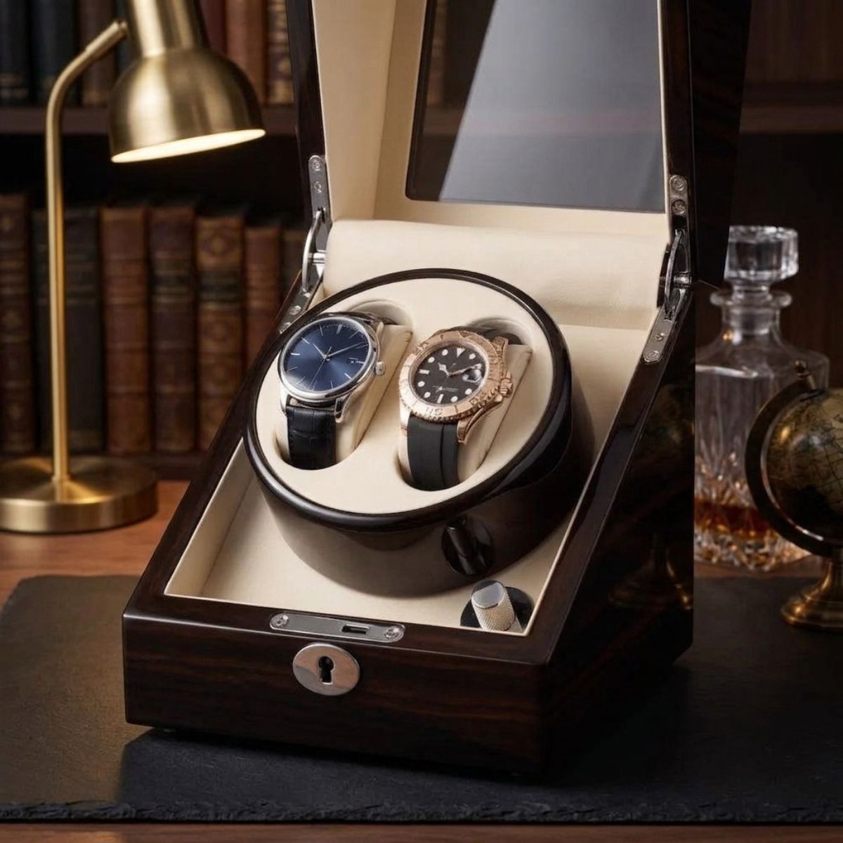 The Sherwood Double Watch Winder Design