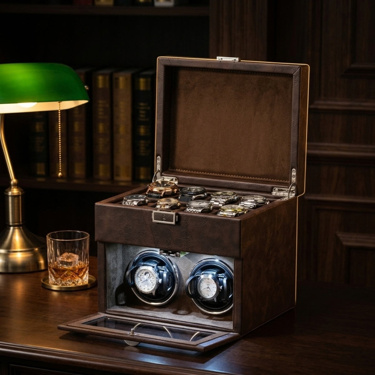 The Tanners Case Watch Winder Finish