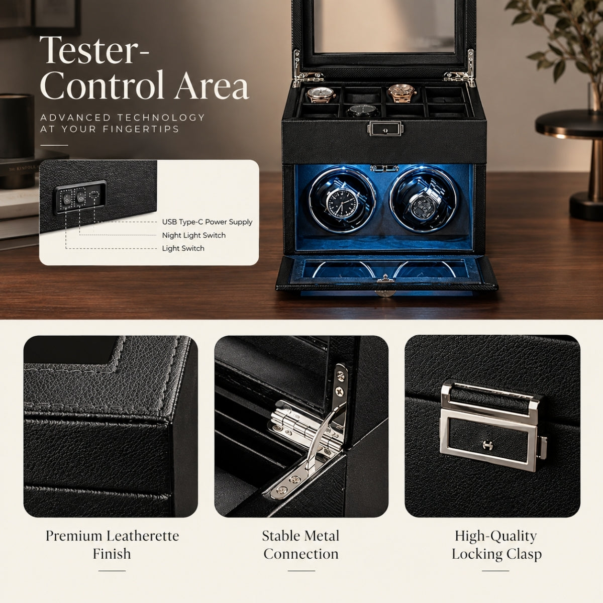 The Tanners Case Watch Winder Lifestyle